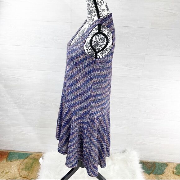 Anthropologie Maeve Westwater Chevron Sleeveless Knit Dress - Picture 8 of 11